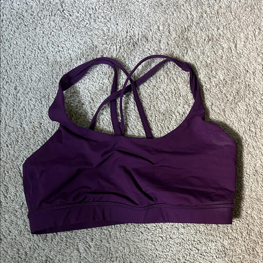 Lululemon energy bra dramatic magenta
